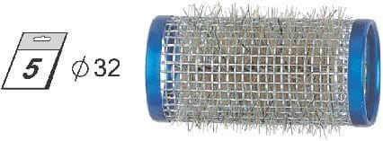Gorgol walek metal ze szczotka 6szt