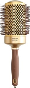 Olivia Garden Expert Blowout Shine Gold & Brown szczotka ceramiczna 65