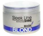 Stapiz Professional Sleek Line Blond maska z jedwabiem  250ml
